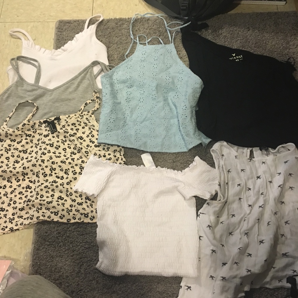 Forever 21 Tillys AE Hm Tank Top Bundle